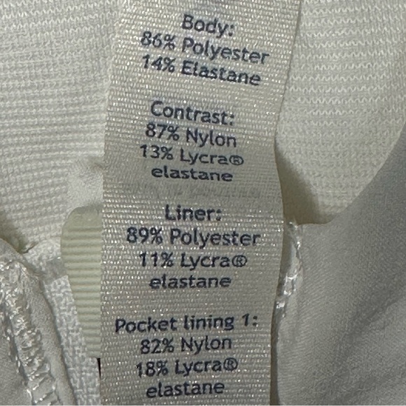 Lululemon Athletica Zip up white jacket / running / breathable holes Size 8 - Picture 4 of 16